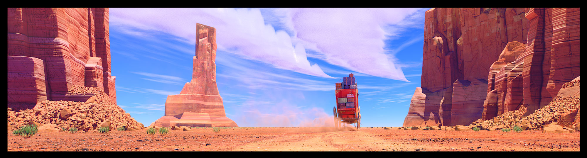 The California Desert environment in LAIKA's Missing Link