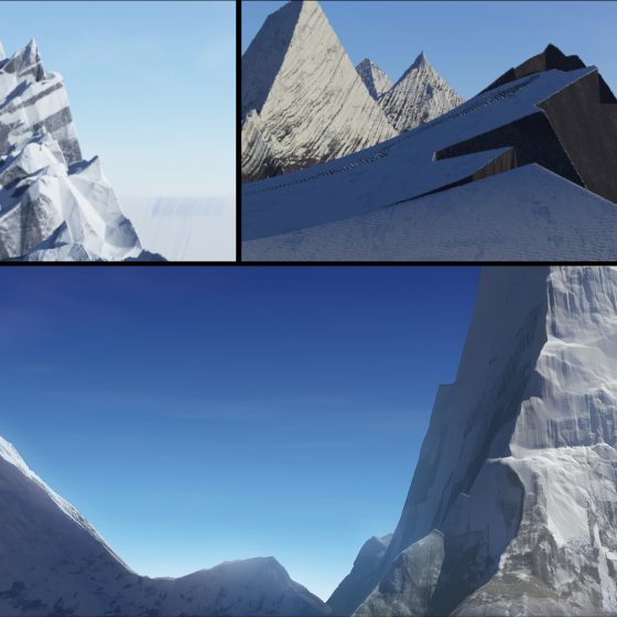 Himalayan Environments Created in Terragen for Missing Link